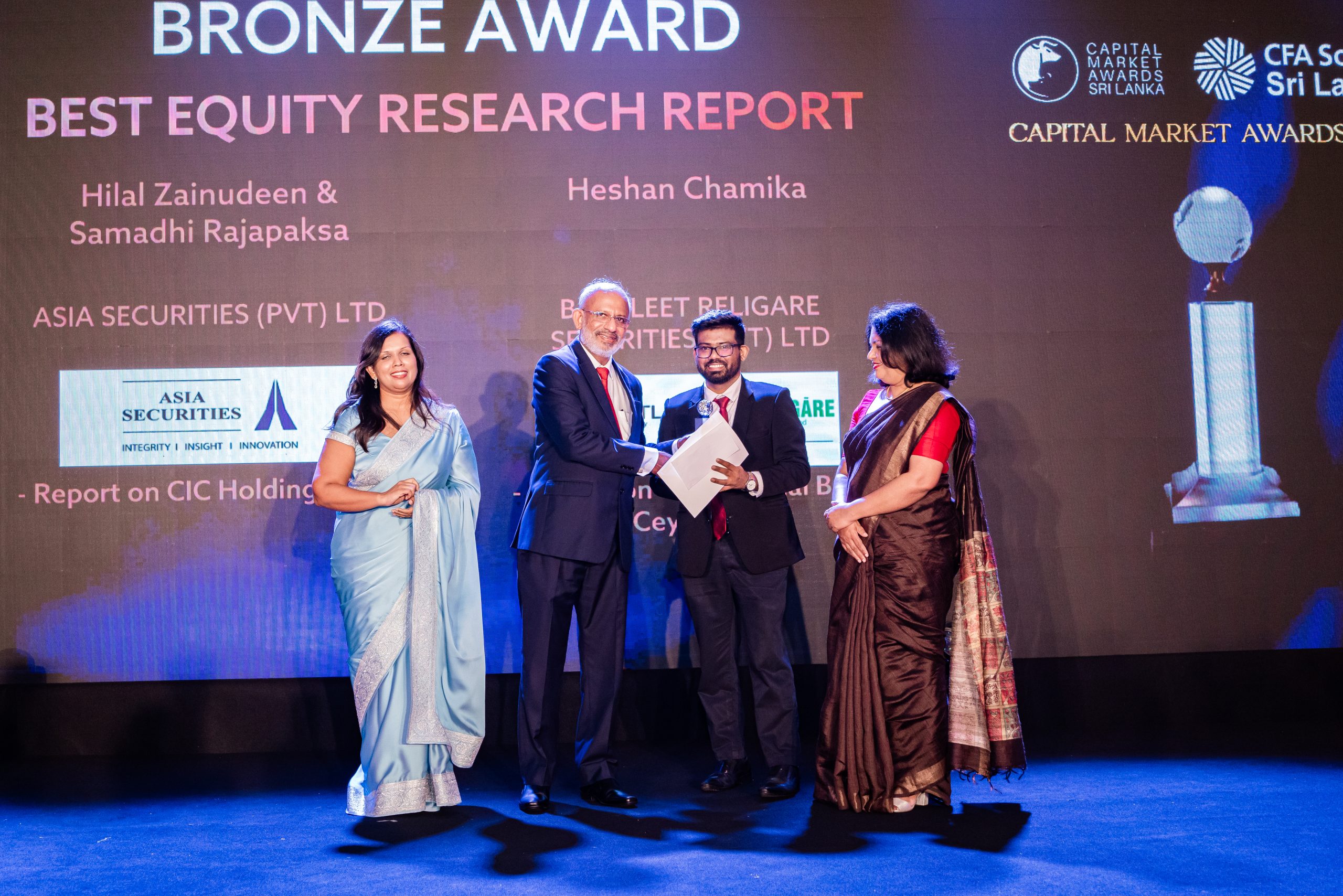 Best Equity Research Report Award -Bronze 2
